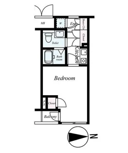メイクスデザイン白金台【1階】の間取り