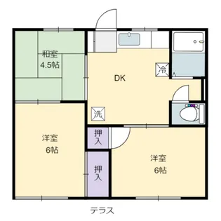 ピュア・ハイツ【1階】の間取り