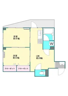 ES中根【3階】の間取り