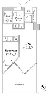 トラヴァローレ淵野辺【3階】の間取り