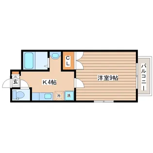 RamsesA長町中央【2階】の間取り