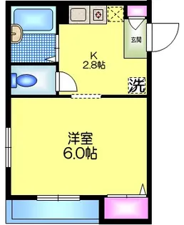 メゾンドゥ大嶋【2階】の間取り