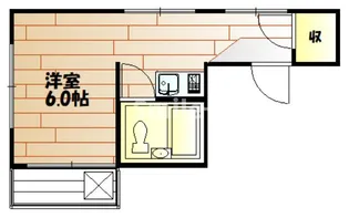 駅前町ビル【5階】の間取り