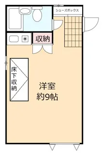 コーポFUSHIMI【1階】の間取り