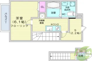 シンティラーレ小松島【2階】の間取り