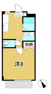 サンハイムA【1階】の間取り