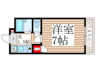 堀川マンション【3階】の間取り
