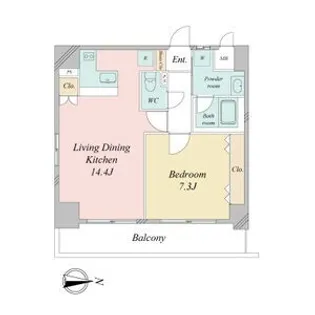 愛知県名古屋市中区栄5【マンション】の間取り
