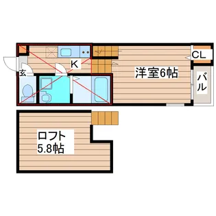 ハーモニーテラス葉山町【1階】の間取り