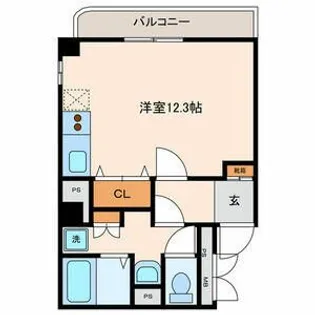 東京都港区芝3【マンション】の間取り