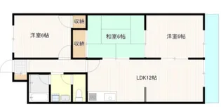 コーポラス【3階】の間取り