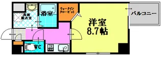 グラビスコート広島駅前通り【4階】の間取り