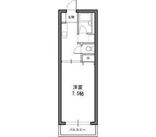 ヴィラージュ ドゥ ノール【1階】の間取り
