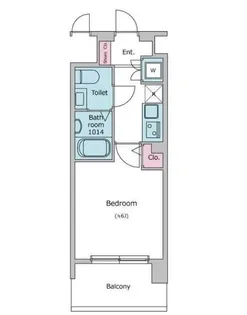レジディア両国【5階】の間取り
