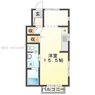 コーポM【1階】の間取り