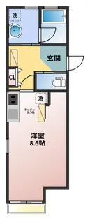 ドマーニ伊勢原【4階】の間取り