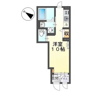 メゾン ド マロン【1階】の間取り