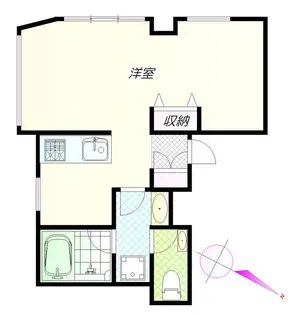 WHITE138【1階】の間取り