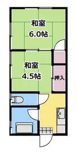 遠藤荘【2階】の間取り