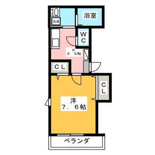 クレセント上池袋【3階】の間取り