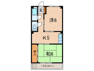 明神マンションI【3階】の間取り