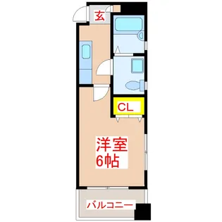 さくらヒルズ甲突町【8階】の間取り