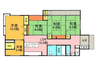 ハウスひまわり【1階】の間取り
