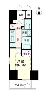 ライジングプレイス亀戸【9階】の間取り