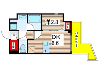 GRANPASEO亀有【7階】の間取り