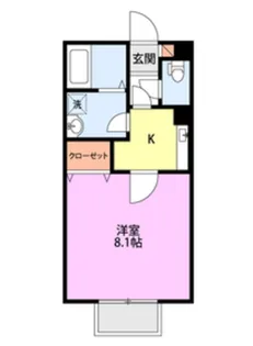 サンライズ【2階】の間取り