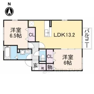 パークヒル平塚【2階】の間取り