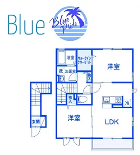 蒼の杜 空【2階】の間取り