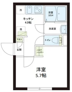 レピュア志村坂上レジデンス【1階】の間取り