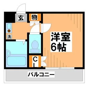 オリエンタル京王多摩川【4階】の間取り