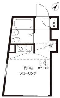 DRホームズ都立家政【2階】の間取り