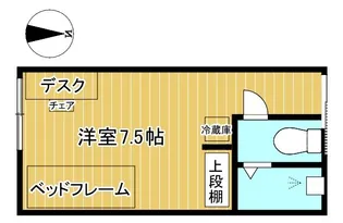 プラサーダOtani【1階】の間取り