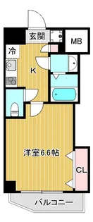 ラグゼ都島北I【5階】の間取り