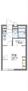 レオパレスクリアーII【2階】の間取り
