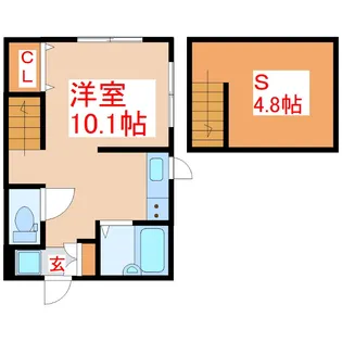 アクアリッチ【1階】の間取り