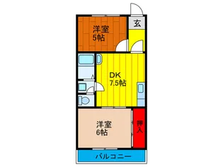 GM藤田町WEST【3階】の間取り