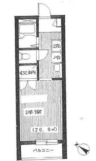 メゾン ラ・プルミエール【1階】の間取り
