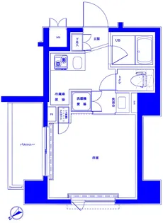 ルーブル横濱反町【6階】の間取り