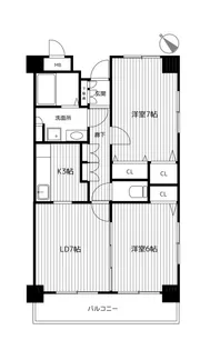 クレセントTF【4階】の間取り