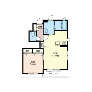 コートリベーラII【1階】の間取り