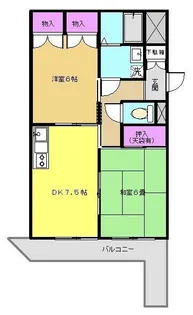 パークマンションIII【1階】の間取り