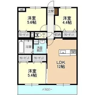 Grace an【4階】の間取り