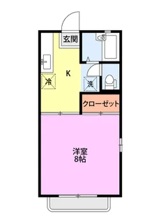 アルシャルム【2階】の間取り