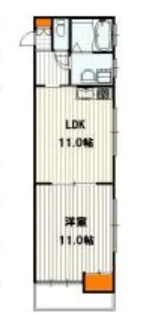 シャトールラック【4階】の間取り