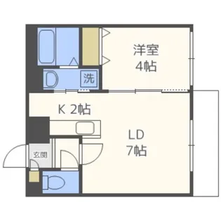 エスポワールN【5階】の間取り