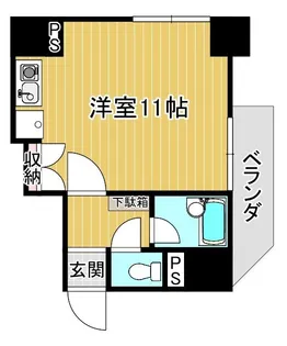 ホーユウコンフォルト長岡【5階】の間取り